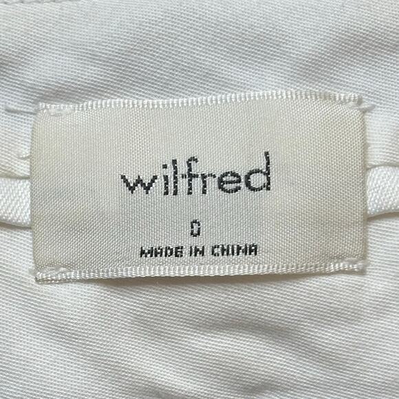 Wilfred Black Pleated Cropped Trouser Small - Picture 3 of 4